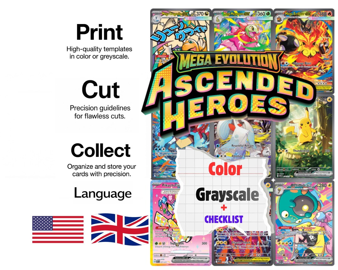 Mega Evolution Checklist.pdf Pokémon Mega Evolution Ascended Heroes Master Card List & Placeholder ...