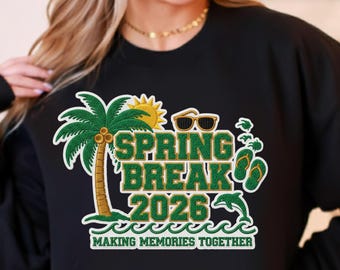 Spring Break 2026 PNG, Family Friends Vacation 2026 SVG, Beach shirt 2026 (Digital files for Sublimation DTF Cricut)