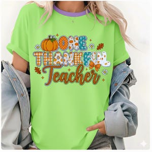 One Thankful Educator Fall Graphics: Checkered turkey digital files for autumn apparel and sublimation.