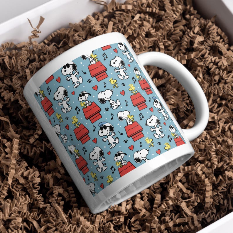 Snoopy Pattern PNG Seamless | Repeat Digital Paper | Playful Seamless ...