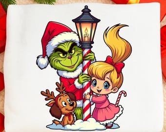 Retro Weihnachten PNG | Digitale Charaktere SVG | Weihnachten 2025 | Vintage Sublimationsdesign