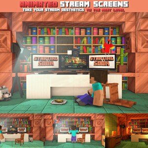 Pacchetto Stream - Scene animate / Utilizzo con OBS Studio, Streamlabs - Twitch, Youtube, Kick - Pacchetto