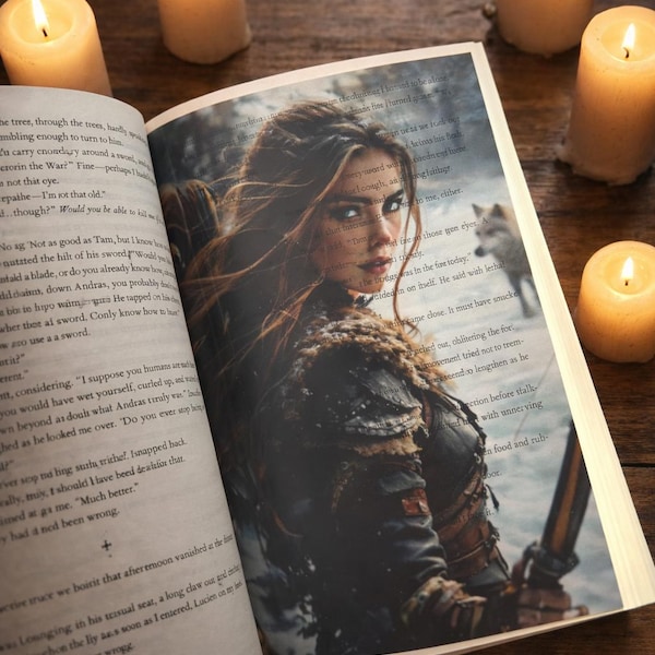ACOTAR Överlägg | Kompatibel med PAPERBACK UK Edition | Set med 7 sidor | 12,3 cm x 19 cm