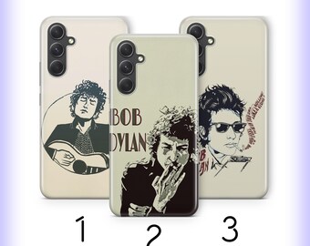 Funda para teléfono Bob Dylan H3 para Samsung A14 A15 A16 A17 A25 A26 A34 A35 A36 A37 A54 A55 A56 A57 A72 A73 + Más modelos Cantante estadounidense