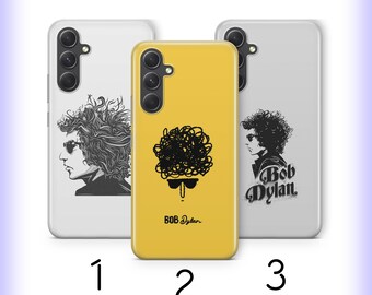 Funda para teléfono Bob Dylan H9 para Samsung A14 A15 A16 A17 A25 A26 A34 A35 A36 A37 A54 A55 A56 A57 A72 A73 + Más modelos Cantante estadounidense