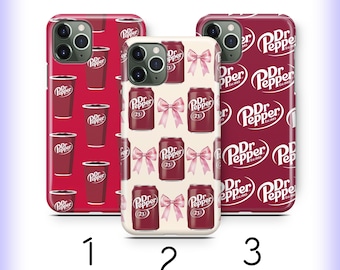 Dr Pepper H4 Phone Case For Apple iPhone 11 12 13 14 15 16 17 e Air PRO Plus Mini Max Sweet Carbonated Soda Soft Drink Popular Taste