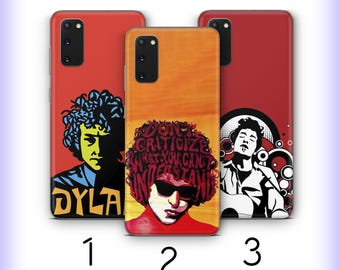 Bob Dylan H1 Phone Case Cover For Samsung Galaxy S21 S22 S23 S24 S25 FE S26 Plus Ultra Edge American Singer Bobby Robert Dylan Pop Music