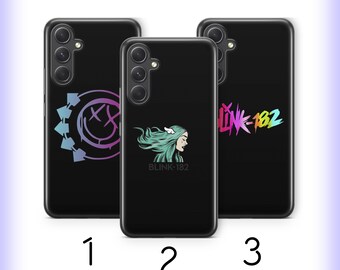 Funda para teléfono Blink182 H3 para Samsung A14 A15 A16 A17 A25 A26 A34 A35 A36 A37 A54 A55 A56 A57 A72 A73 + Más modelos Banda de rock estadounidense