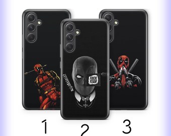 Funda para teléfono Deadpool H6 para Samsung A14 A15 A16 A17 A25 A26 A34 A35 A36 A37 A54 A55 A56 A57 A72 A73 + Más modelos USA Superhéroe americano