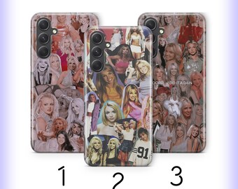 Funda para teléfono Britney Spears H2 para Samsung A14 A15 A16 A17 A25 A26 A34 A35 A36 A37 A54 A55 A56 A57 A72 A73 + Más modelos Cantante estadounidense