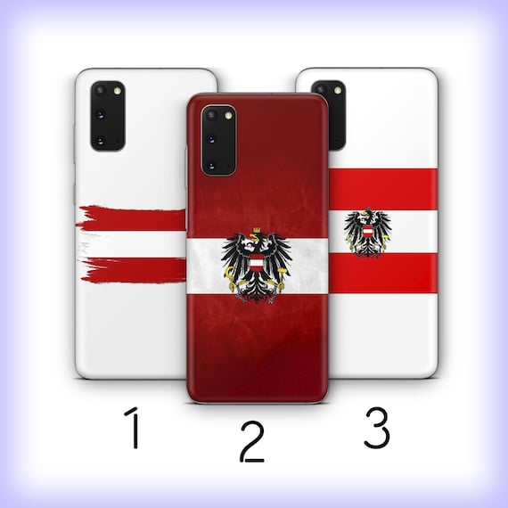 Austrian Flag H1 Phone Case Cover For Samsung Galaxy S21 S22 S23 S24 S25 FE S26 Plus Ultra Edge Flag Of Austria Flagge Österreichs Rot Weiß