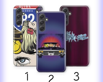 Funda para teléfono Blink182 H8 para Samsung A14 A15 A16 A17 A25 A26 A34 A35 A36 A37 A54 A55 A56 A57 A72 A73 + Más modelos Banda de rock estadounidense