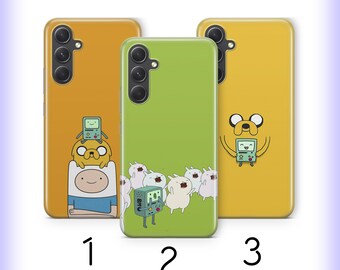 Funda para teléfono BMO H4 para Samsung A14 A15 A16 A17 A25 A26 A34 A35 A36 A37 A54 A55 A56 A57 A72 A73 + Más modelos Personaje de Hora de Aventura