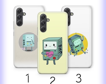 Funda para teléfono BMO H6 para Samsung A14 A15 A16 A17 A25 A26 A34 A35 A36 A37 A54 A55 A56 A57 A72 A73 + Más modelos Personaje de Hora de Aventura