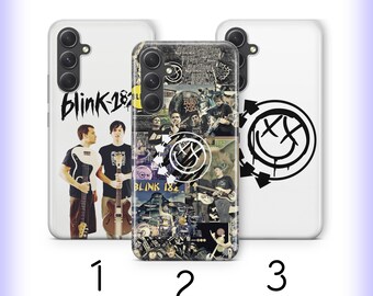 Funda para teléfono Blink182 H5 para Samsung A14 A15 A16 A17 A25 A26 A34 A35 A36 A37 A54 A55 A56 A57 A72 A73 + Más modelos Banda de rock estadounidense