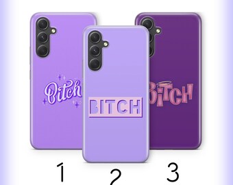 Funda para teléfono Bad Bitch H2 para Samsung A14 A15 A16 A17 A25 A26 A34 A35 A36 A37 A54 A55 A56 A57 A72 A73 + Más modelos Bad Girl Princess