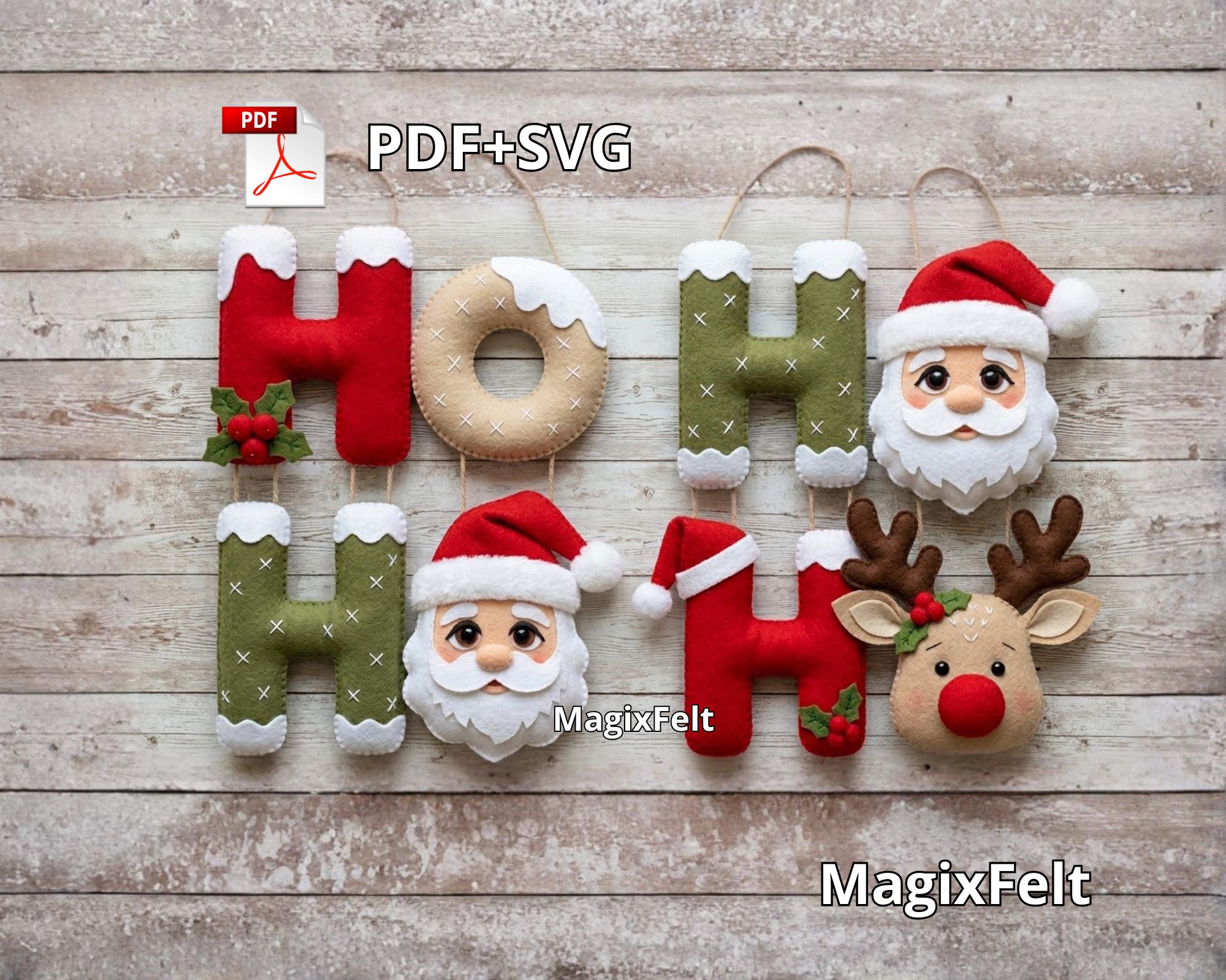 Folia Mini-kit de feutrine Filzinies Guirlande de Noël
