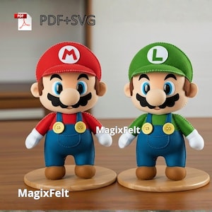 Super Mario Bros Felt DIY