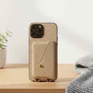 Crossbody Strap Leather Phone Case with Card Holder & Wallet for iPhone 17, 11, 13, 14, 15, 16 Pro Max, XS, – Lanyard Cover Bag