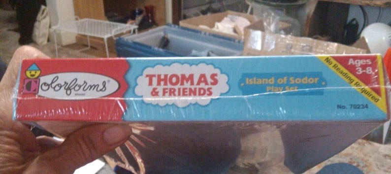 Thomas Colorforms Thomas & Friends Colorforms Stick-ons Island of Sodor Play Set NIB ...