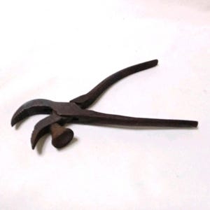 Outil De Cordonnier Vintage Années 40 - Forge à Main, Pour Percer Le Cuir, Collection