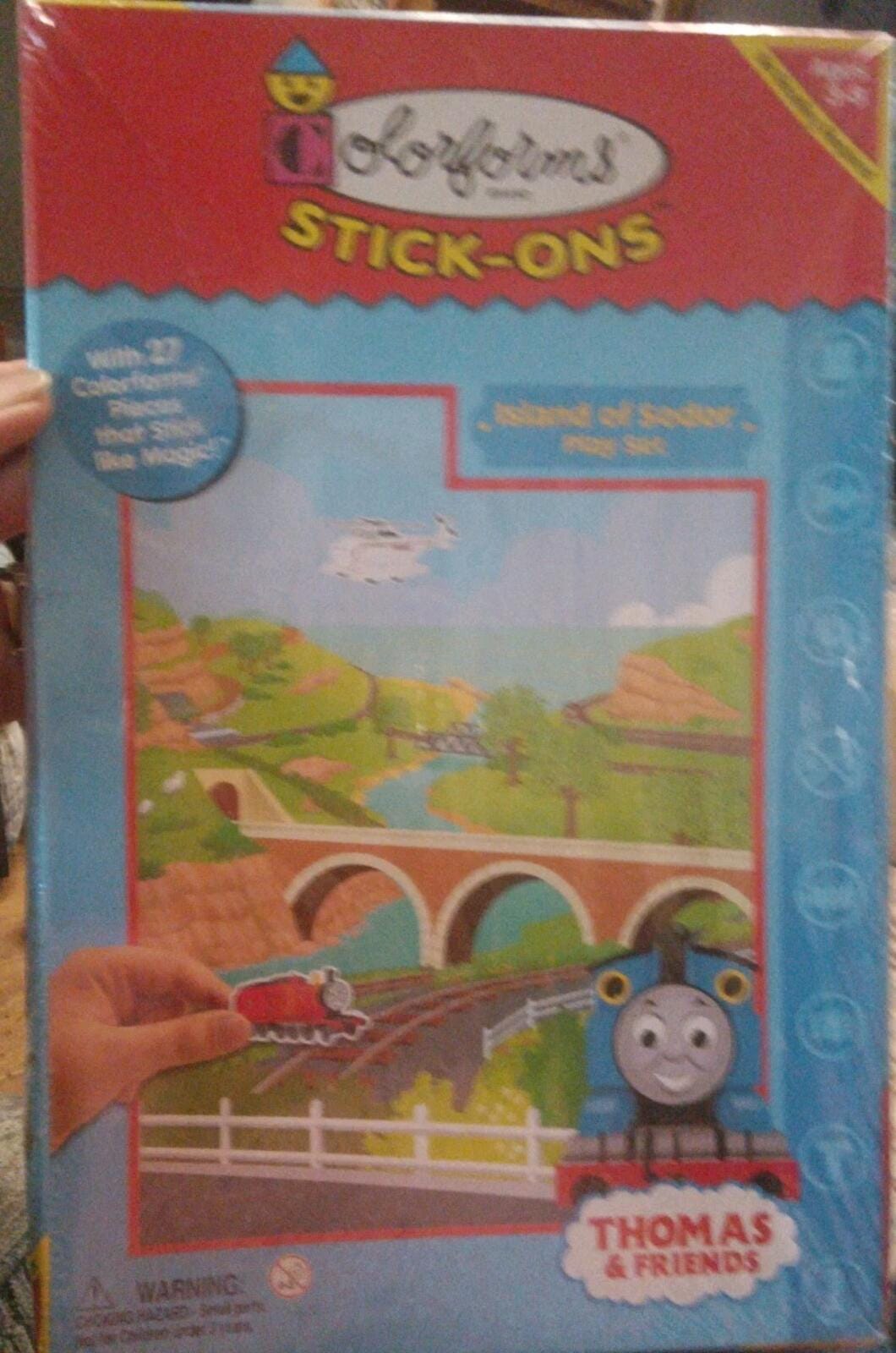Thomas Colorforms Thomas & Friends Colorforms Stick-ons Island of Sodor Play Set NIB ...