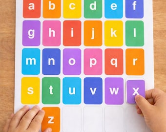 Alphabet Matching Activity for Kids | Uppercase & Lowercase Alphabet Puzzle | Printable ABC Learning Game