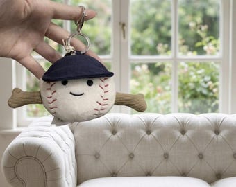 Jellycat Amuseables Baseball Bag Charm Keychain Plush NWT Dust Bag Gift 2026