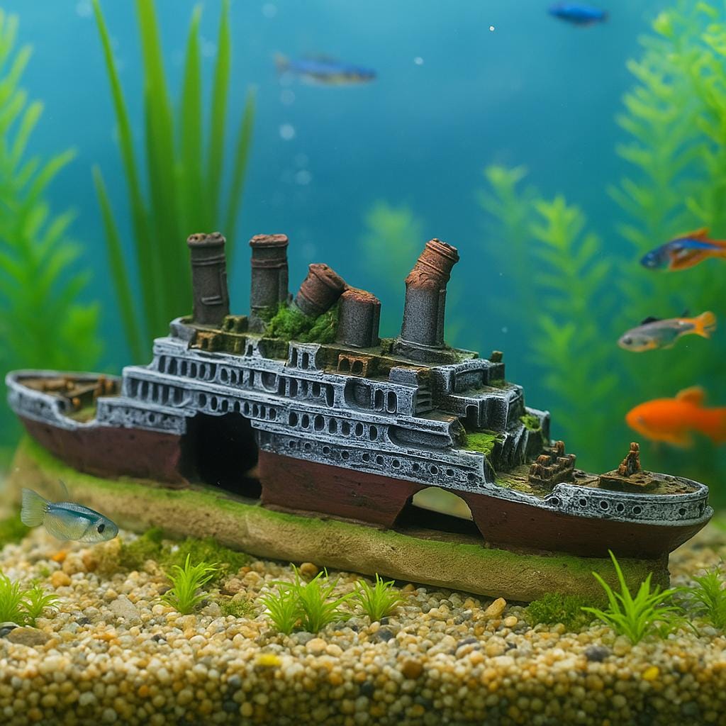 Aquarium Deko Titanic ZU VERKAUFEN! - DE