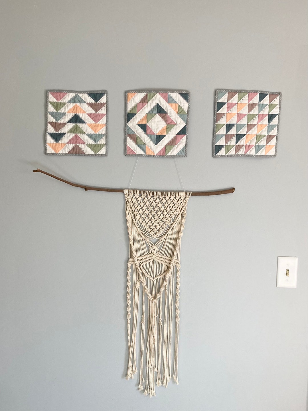 Geometric Wall Hangings Etsy
