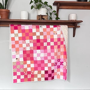 Pink Baby Quilt Patchwork