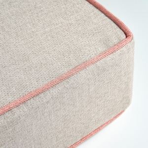 Custom Canvas Cushion Cover, Box Edge, Indoor/Outdoor