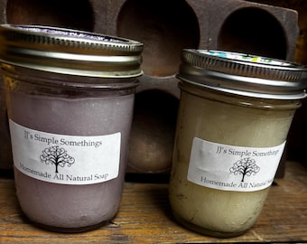 Sugar scrub with essential oils for exfoliation
