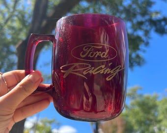 Ford Racing Red Acrylic Mug – Vintage Motorsports Drinkware