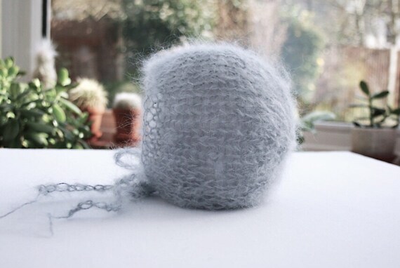 Newborn Hat, Baby Bonnet, Kid Mohair Photo Prop Hat, Take Home Outfit, Newborn Gift