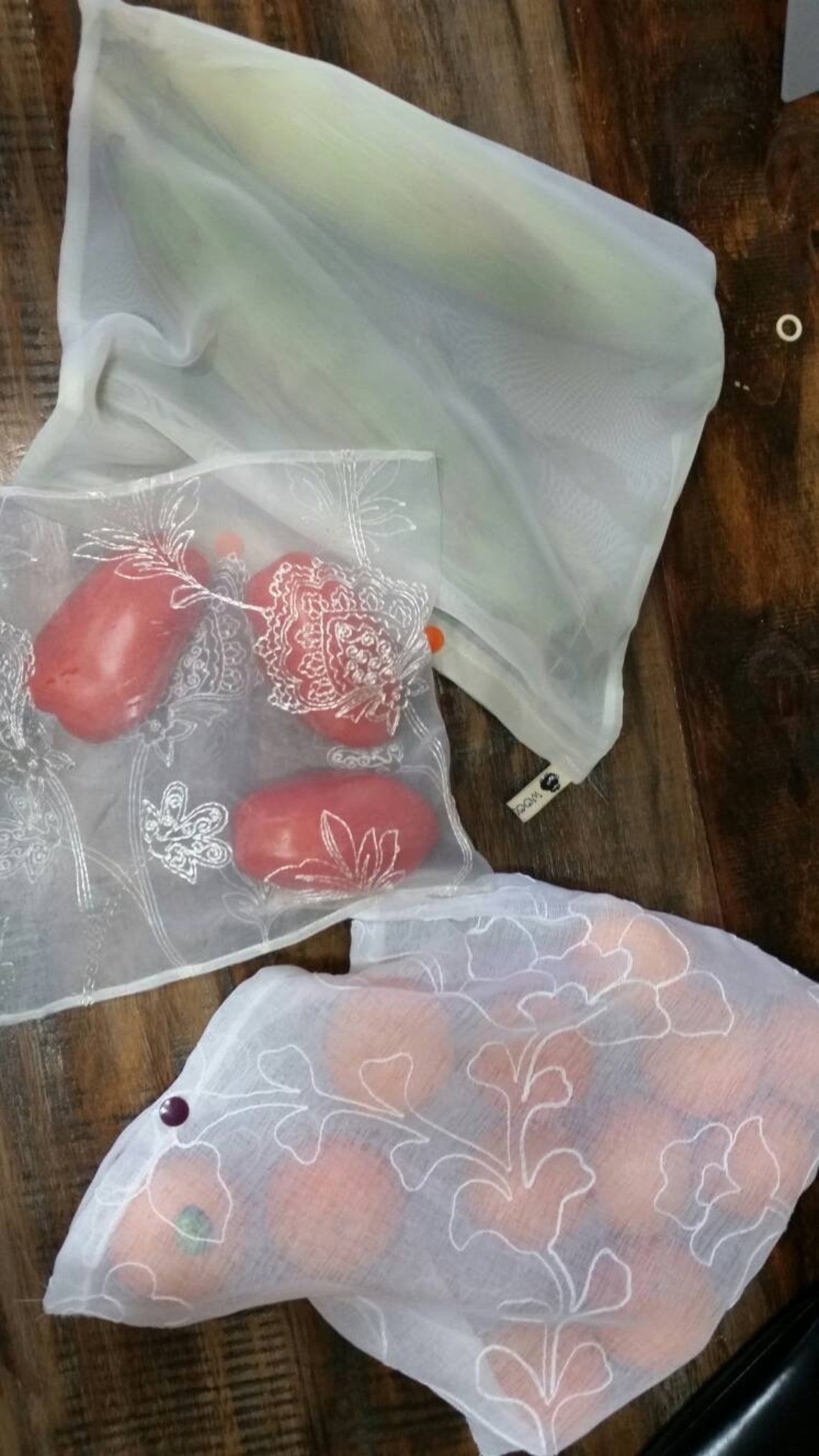 Eco Friendly Reusable Produce Bags/market Bags Zero Waste Etsy Canada