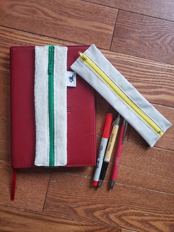 Zippered Pen Case, Planner Pen Pouch, Notebook Pen Holder, Journaling  Supplies, Back 2 School, Book Accessory, Book Lover Gift, Hostess Gift 