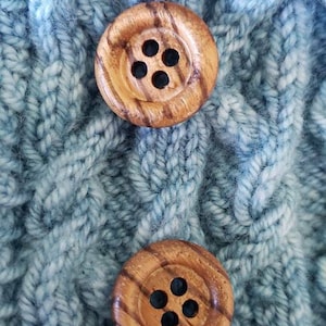 20mm Wooden buttons/3 pcs/4 hole buttons/Sewing supplies/Scrapbooking