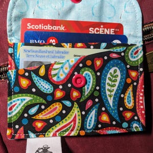 Porte-cartes en tissu, Portefeuille écologique, Porte-cartes, Porte-cartes de visite