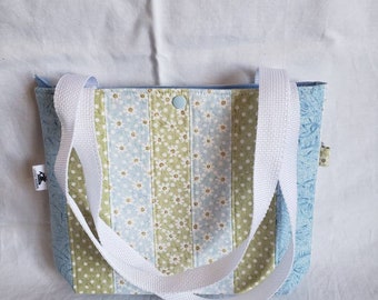 トートバッグ [ARCHIVEPKE] Daisy tote bag : Moon blue, Cream トートバッグ [ARCHIVEPKE] Daisy tote bag : Moon blue, Cream