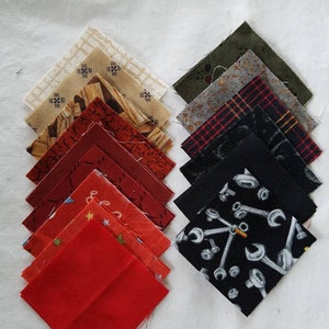 Charm square pack/2&quot; Fabric square pack/ 100 percent cotton squares/Quilting fabric squares
