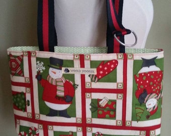 Tote bag/ Knitting Bag/Knitting Project bag/Crochet Project bag/Project bag/Gift for Knitter/ Christmas bag