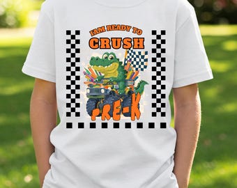 Kindergarten Png,  Back to School  Png, First Day of School Png, Kids Sublimation Design, Cute Gator Png, Kids Png, First Grade Png,