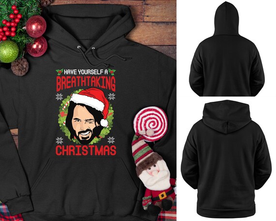keanu reeves christmas sweater