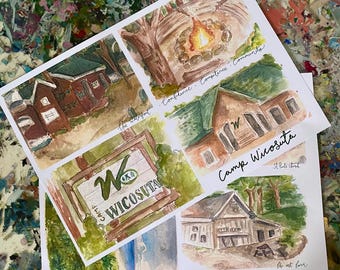 Camp Wicosuta postcards pack