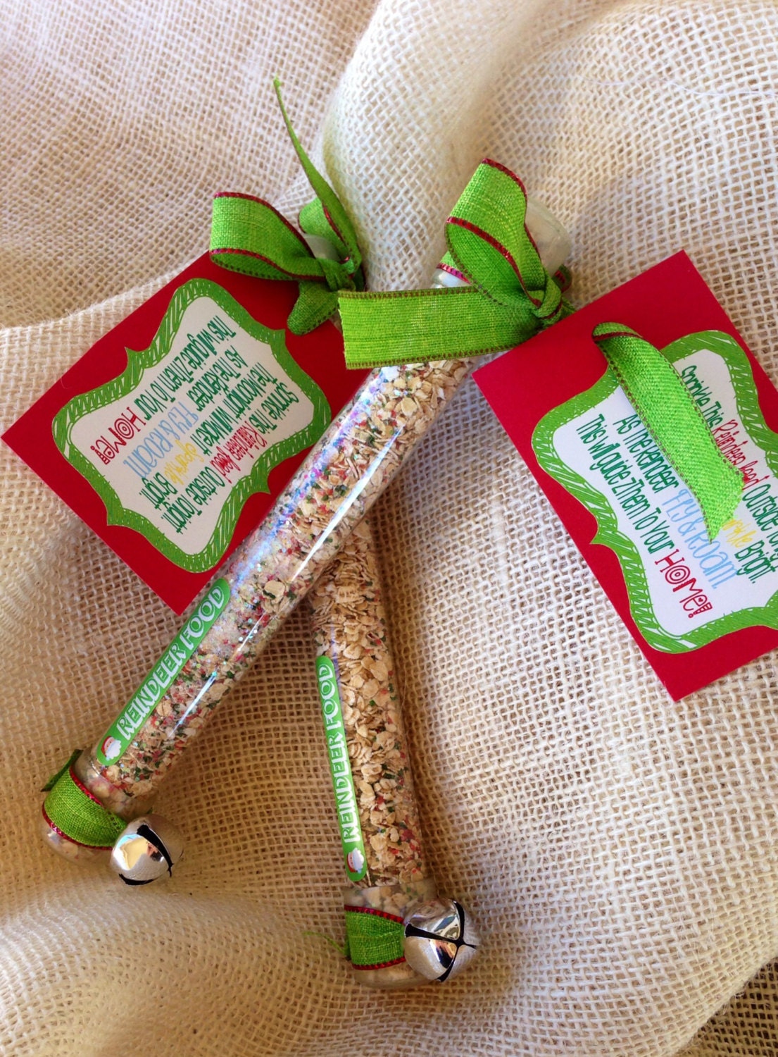 LARGE Tube of Magical Reindeer Food Perfect to Help Santa Etsy