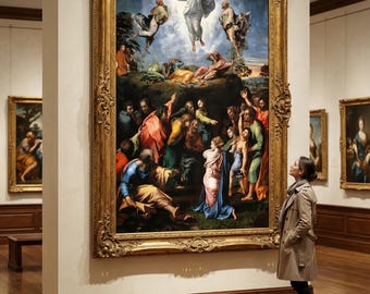 Renaissance-Inspired Digital Artwork: Digital artwork, Artistic expressions, Religious art, Christian Paintings, Art and Religion, Faith