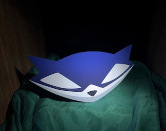Sly Cooper Replica Calling Card Made From Paper - With Free Sticker