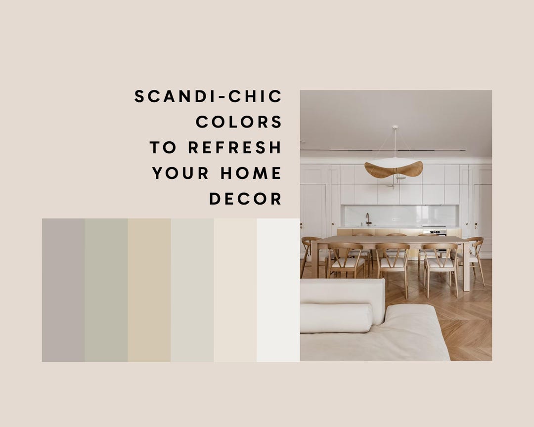 Scandinavian Color Palette Guide | Nordic Interior Colors PDF | Neutral ...