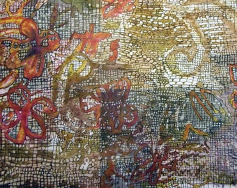 Original Mixed Media Painting Warp and Weft 5